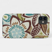 Moderne Blumenmuster Case-Mate iPhone Hülle (Rückseite (Horizontal))