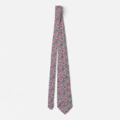 Moderne Blumenmuster Formal Krawatte (Rückseite)