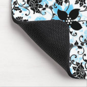 Moderne Blumenmuster-Mausunterlage - Mousepad (Ecke)