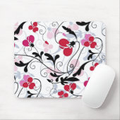 Moderne Blumenmuster-Mausunterlage - Mousepad (Mit Mouse)