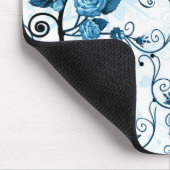Moderne Blumenmuster-Mausunterlage - Mousepad (Ecke)
