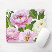 Moderne Blumenmuster Mousepad (Mit Mouse)