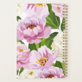 Moderne Blumenmuster Planer (Rückseite)