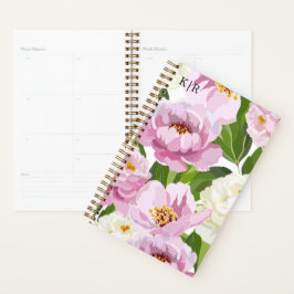 Moderne Blumenmuster Planer