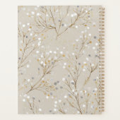 Moderne Blumenmuster Planer (Rückseite)