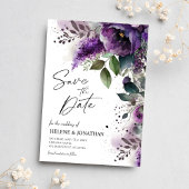Moderne Blumenpracht Eleganter Botanischer Garten  Save The Date