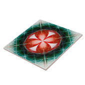 Moderne Blumenschmuck Fliese (Seite)