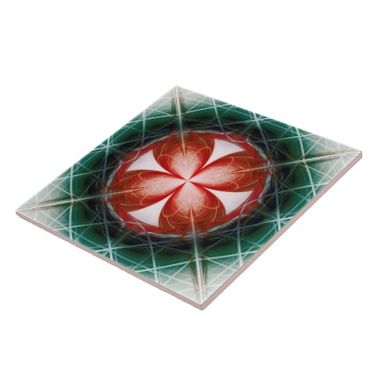 Moderne Blumenschmuck Fliese (Seite)