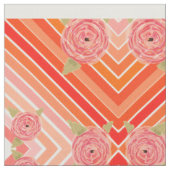 Moderne Blumenstoffe Stoff (Nahaufnahme)