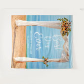 Moderne Blumenstrasse Foto Prop Wedding Wandteppich (Vorderseite (Horizontal))