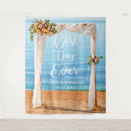 Moderne Blumenstrasse Foto Prop Wedding Wandteppich