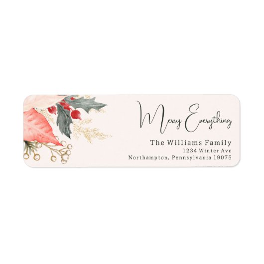 Moderne Blumenwelt erfreut alles Rücksendeadresse (Vorne)