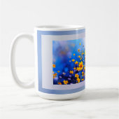 Moderne Blumenwiese Kaffeetasse (Links)