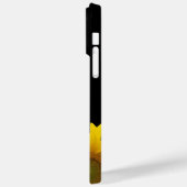 Moderne Blumenzange Schwarz-weiß Case-Mate iPhone Hülle (Rückseite / Links)