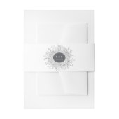 Moderne Blumenzeremonie Einladungsbanderole (Vorderseite Beispiel)