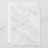 Moderne Blumenzwiebelblume Einladung (Rückseite)