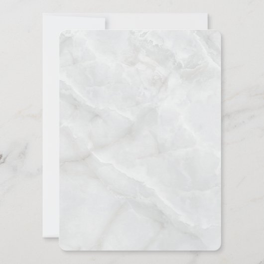 Moderne Blumenzwiebelblume Einladung (Rückseite)