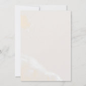 Moderne Blush Bloral | Bridal-Party der Marine Einladung (Rückseite)