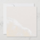 Moderne Blush Bloral | Hochzeit am Wasserfarben-Pl Einladung (Rückseite)