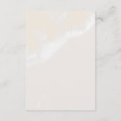 Moderne Blush Bloral | Hochzeitsempfang der Marine Begleitkarte (Rückseite)