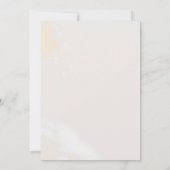 Moderne Blush Bloral | Hochzeitsempfang der Marine Einladung (Rückseite)