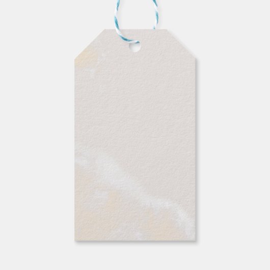 Moderne Blush Bloral | Hochzeitsempfang der Marine Geschenkanhänger (Rückseite)