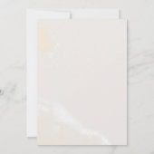 Moderne Blush Bloral | Navy Lingerie Dusche Einladung (Rückseite)