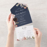 Moderne Blush Bloral | Navy Siegel and Send