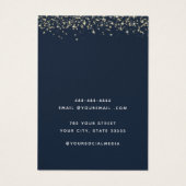 Moderne BLUSH FLORAL Earring Display Karte (Rückseite)