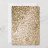 Moderne Blush & Gold Rounded Glam Wedding Einladung (Rückseite)