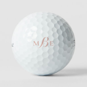 Moderne Blush-Kombination Monogramm Titleist Pro V Golfball