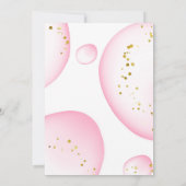 Moderne Blush Pink Elephant Greenerenery Babydusch Einladung (Rückseite)