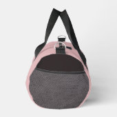 Moderne Blush Pink Gymnastik Dance Fitness Duffle Bag (Rechts)
