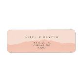 Moderne Blush Rose Paare Hochzeit (Vorne)