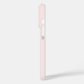 Moderne Blush-Rose Personalisiert Monogramm Name - Case-Mate iPhone Hülle (Rückseite / Links)