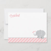 Moderne Blush und Graue Elephant Girl Baby Dusche