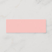 Moderne Blush Wedding Gold UAWG Online Website Mini Visitenkarte (Rückseite)