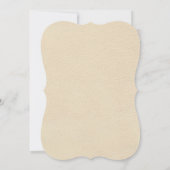 Moderne Blush Weiße Blüte 75. Hochzeitstag Einladung (Rückseite)