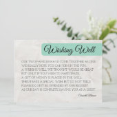 Moderne Blush-Well-Card-Vorlage - Minimal Einladung (Stehend Vorderseite)