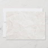 Moderne Blush-Well-Card-Vorlage - Minimal Einladung (Rückseite)