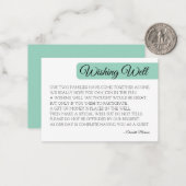 Moderne Blush-Well-Card-Vorlage - Minimal Mitteilungskarte (Vorderseite/Rückseite Beispiel)