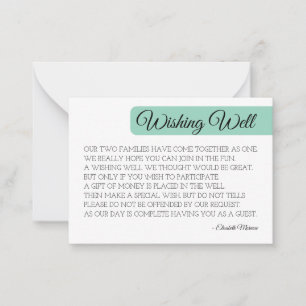 Moderne Blush-Well-Card-Vorlage - Minimal Mitteilungskarte