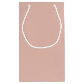 Moderne Blush & White Daisise Hochzeit Kleine Geschenktüte (Rückseite)