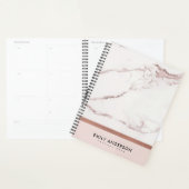 MODERNE BLUSPINK ROSE GOLD MARBLE TEXTURE PLANER (Anzeige)
