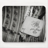 Moderne Blüte Mousepad (Vorne)