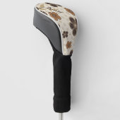 Moderne Blüten Abstrakt Golf Headcover (angewinkelt)