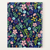 Moderne Blütenblätter Planer (Rückseite)