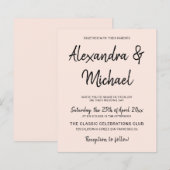 Moderne Blütenhochzeit im Budget (Vorne/Hinten)