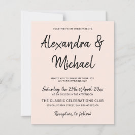 Moderne Blütenhochzeit im Budget