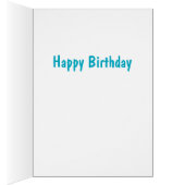 Moderne BMX Racer Grußkarte (Innen (Rechts))